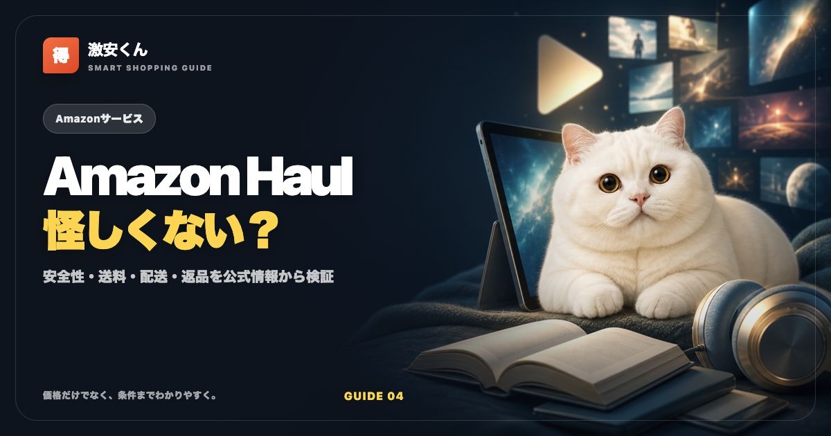 Amazon Haulは怪しい？安全性・送料・届くまで・返品を徹底解説【2026年】のサムネイル